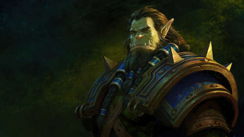 Thrall, o icónico xamã orc de World of Warcraft. 8K
