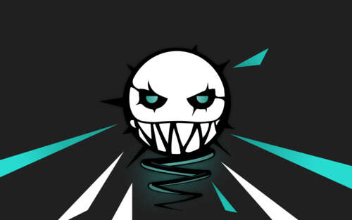 Uma ilustração gráfica minimalista da personagem Ela, do videojogo Tom Clancy’s Rainbow... 7680x4800