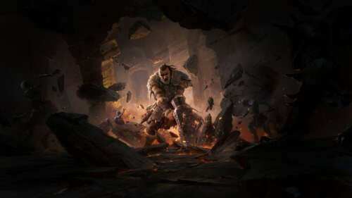 Um guerreiro viking experiente e endurecido em batalha, vestido com uma armadura... 8K