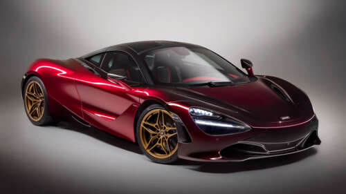 Uma vista deslumbrante do McLaren 720S Velocity by MSO, que realça a sua elegante...