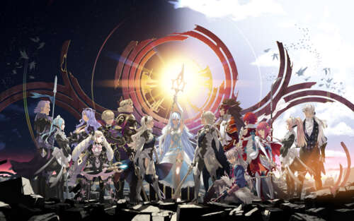 Azura e Corrin, personagens do videojogo Fire Emblem Fates, juntos. 7680x4800