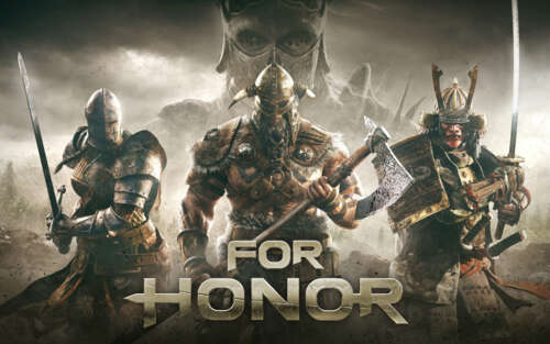 Um guerreiro Cavaleiro fortemente blindado, proveniente do videojogo For Honor, a... 7680x4800