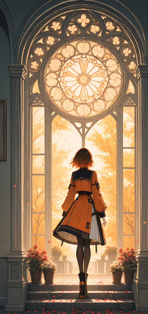 Uma ilustração em estilo anime de Ritsuka Fujimaru (Gudako), de Fate/Grand Order,... Motorola G7 Plus