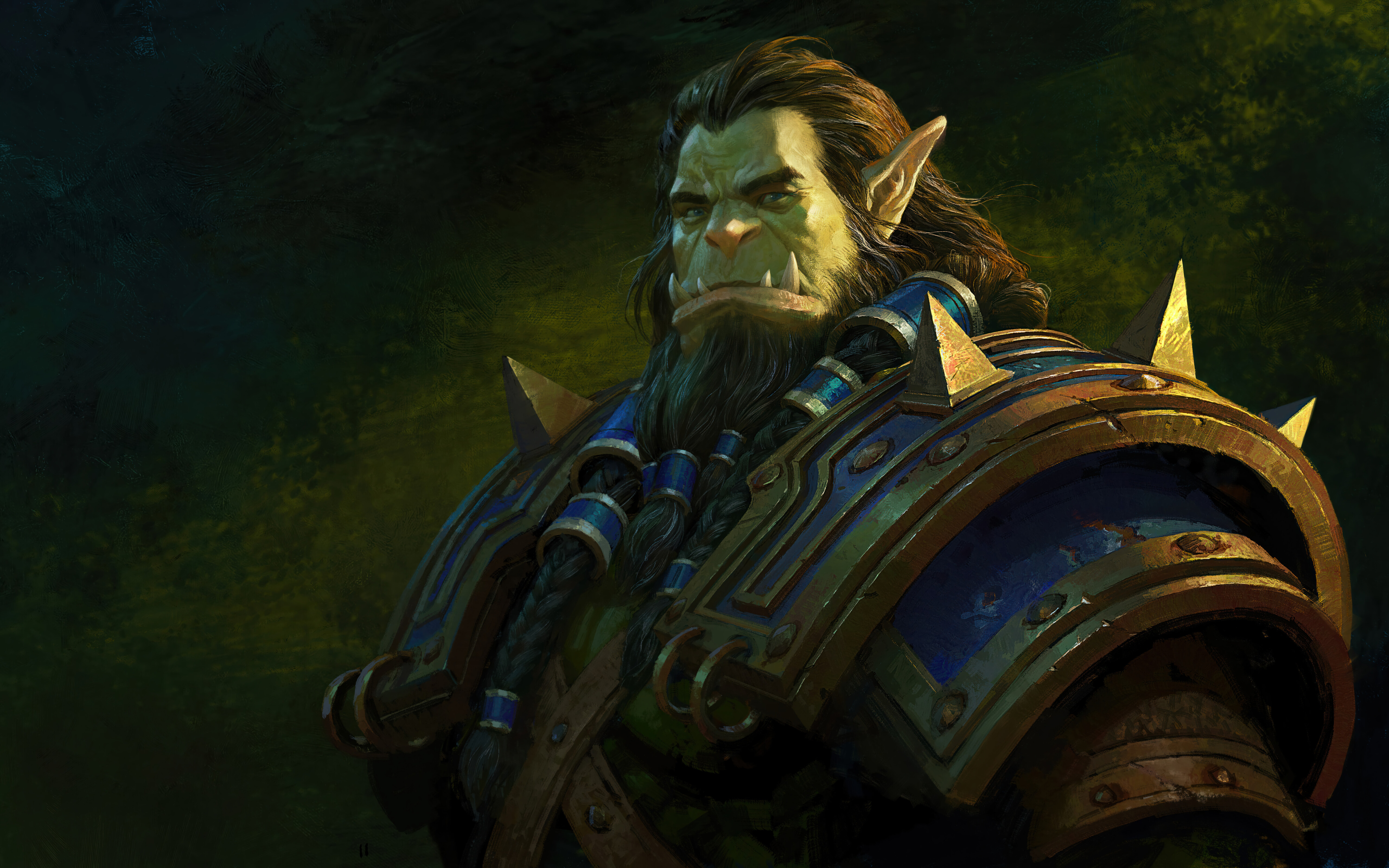 Thrall, o icónico xamã orc de World of Warcraft.