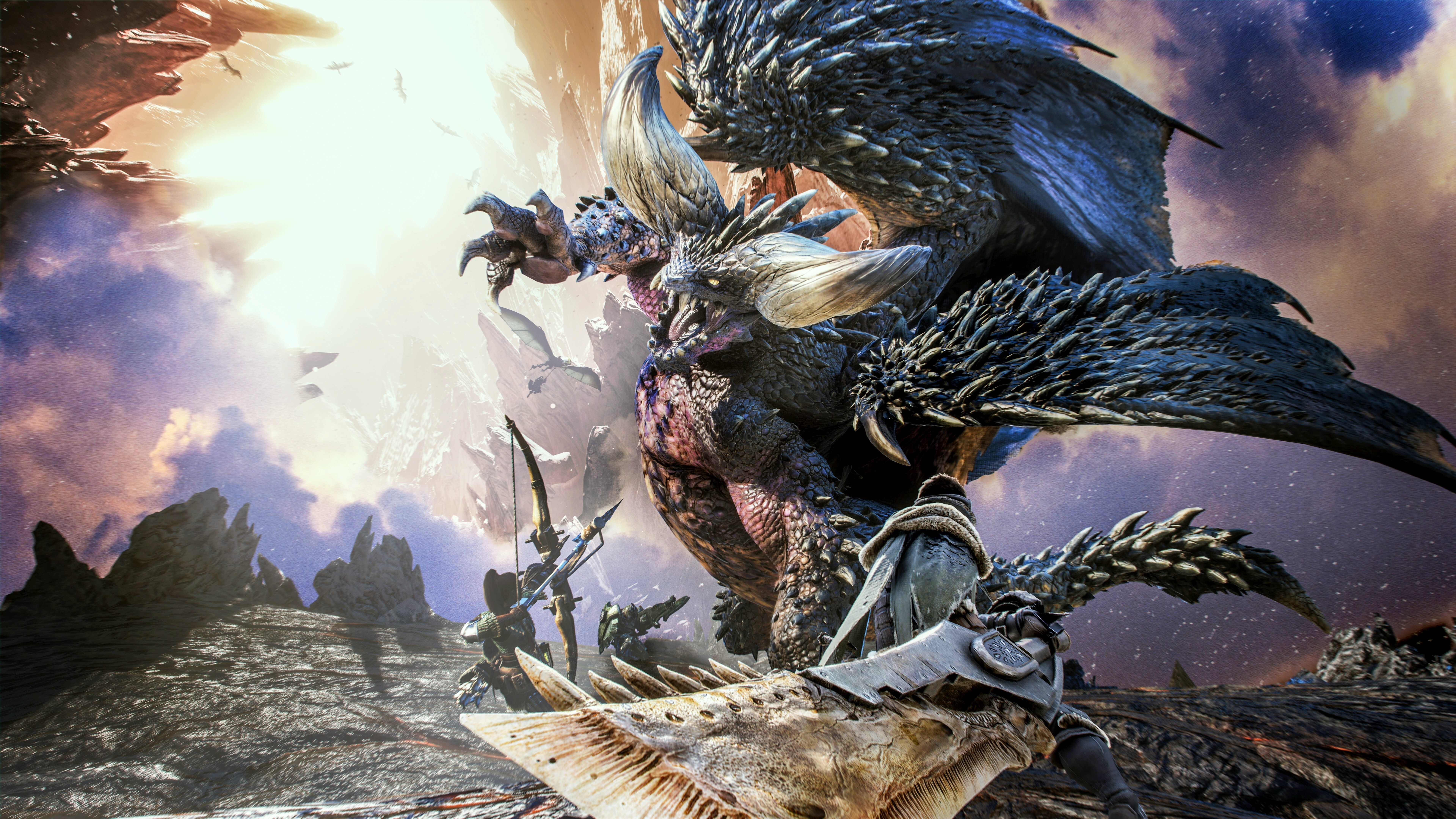 O Dragão Ancião Nergigante, do videojogo Monster Hunter: World.