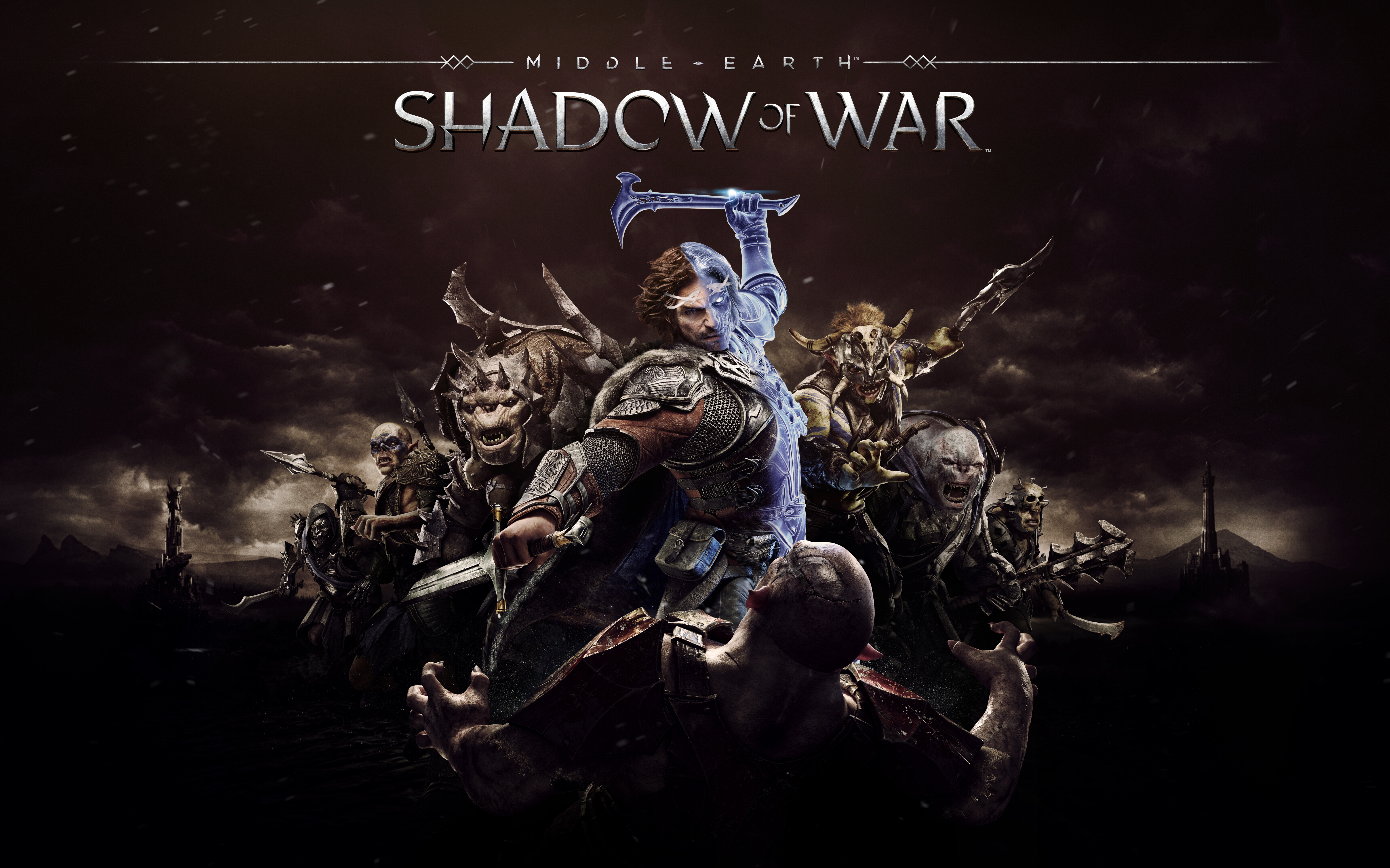 Uma representação cinematográfica de Talion, personagem do videojogo Middle-earth: Shadow of War.