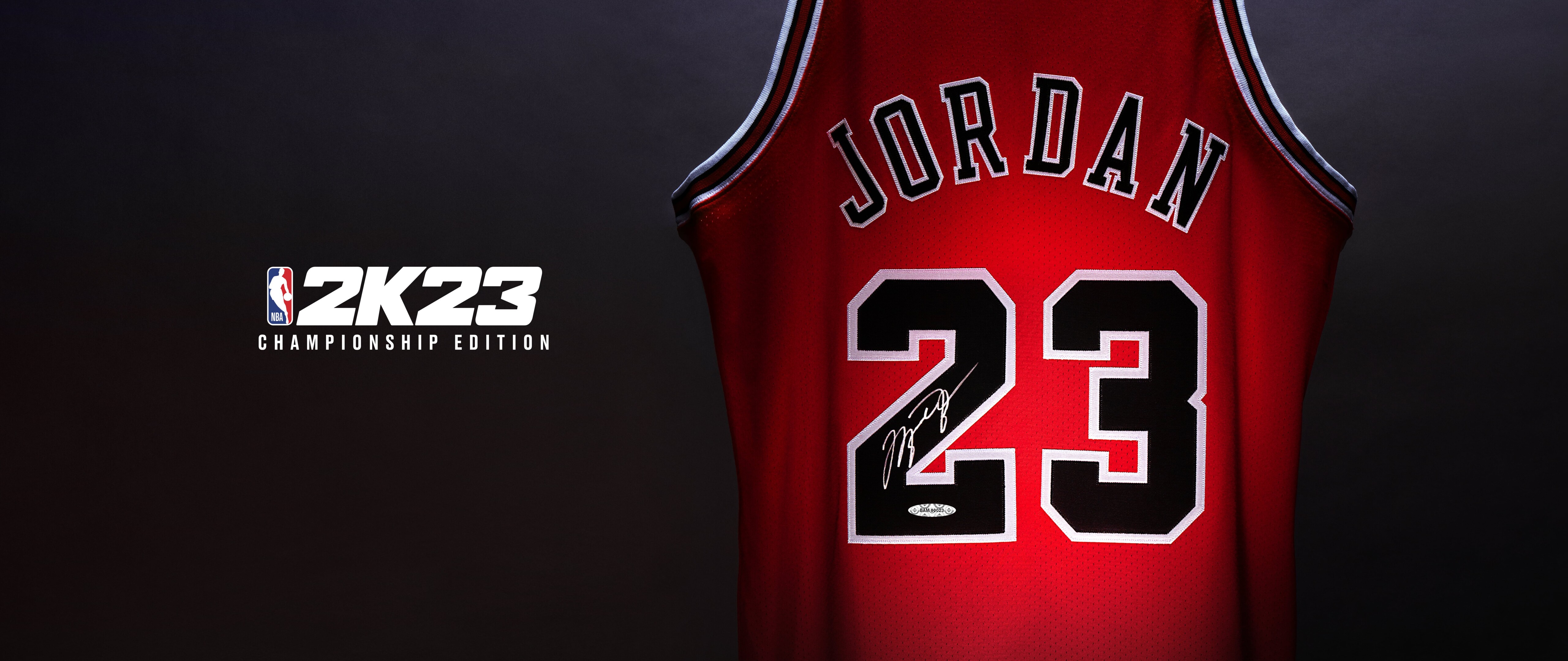 Close-up cinematográfico de um jogador de basquetebol profissional, numa imagem gerada por computador inspirada no videojogo NBA 2K23.